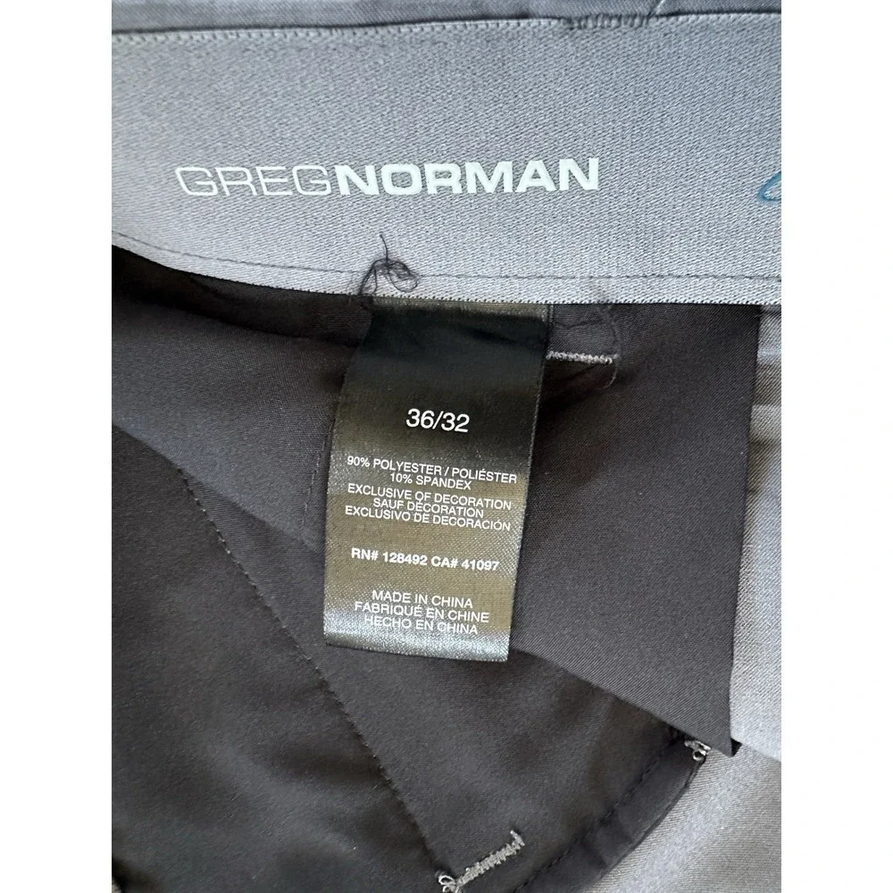 Greg Norman ML75 Microlux Golf Pants Lot Of 2 Mens 36x32 Gray Tan Khaki Stretch